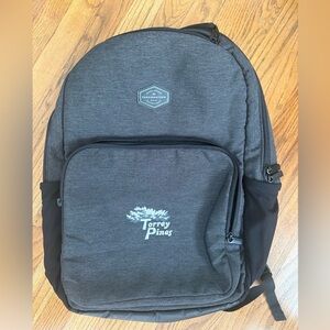 Travis Mathew Torrey Pines golf tournament backpack
